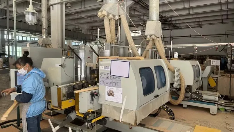 Double-end CNC Four-axis Mortise Machine Double-end CNC Four-axis Mortise Machine