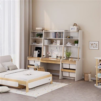 Birou multi-funcțional și bibliotecă de depozitare